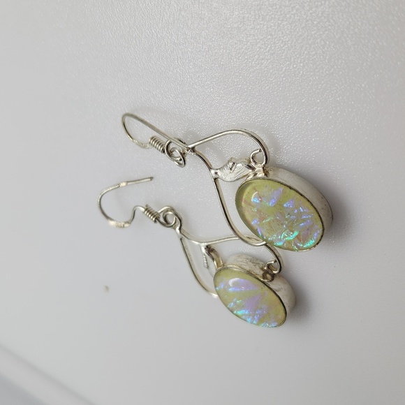 Nwot! Triplet opal sterling earrings - Picture 2 of 6